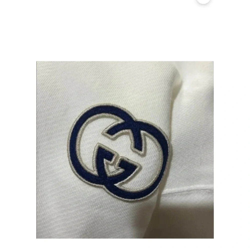 Gucci interlocking G logo, oversized cotton hoodie size small fits large